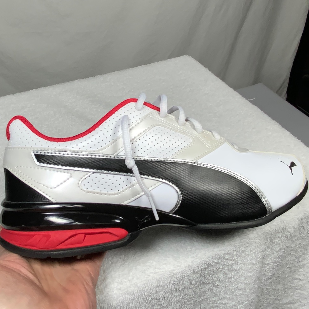 Men's Puma Tazon Black & White Sneaker - Size 10.5 - Picture 7 of 14